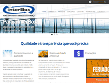 Tablet Screenshot of interbox.com.br