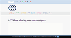 Desktop Screenshot of interbox.ch